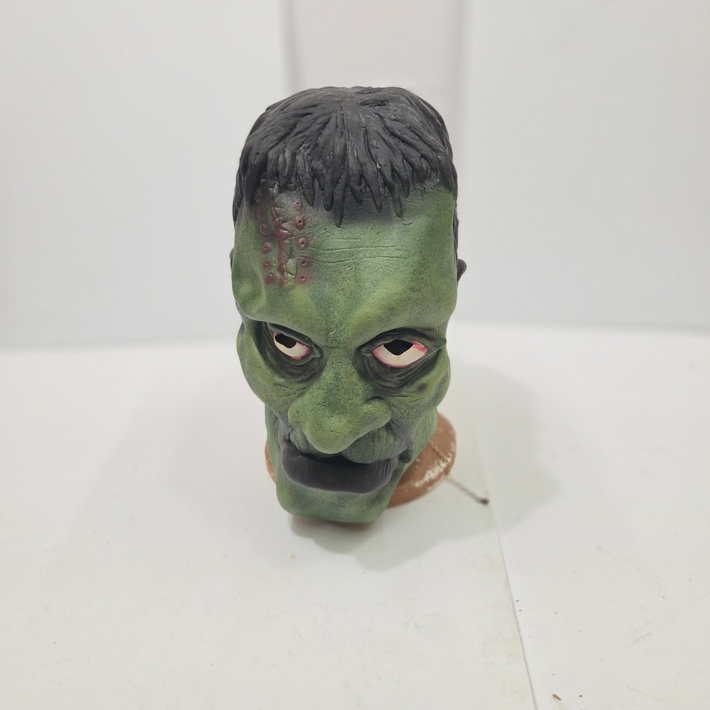 2008 PMG Halloween Paper Magic Group Frankenstein Monster Latex Full Head Mask